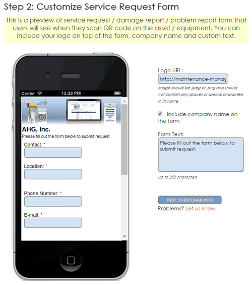 Bulk QR code generator step 2
