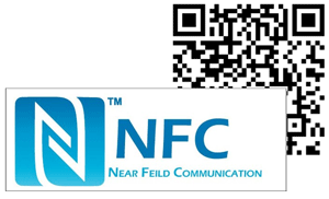 NFC tag and QR code comparison for asset tracking